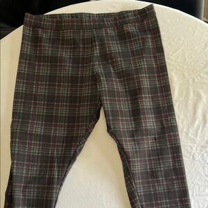 Simply Vera Vera Wang Gray and Red Dress Pants with Modern Fit